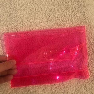 Pink Jelly Y2K makeup bag 💕✨